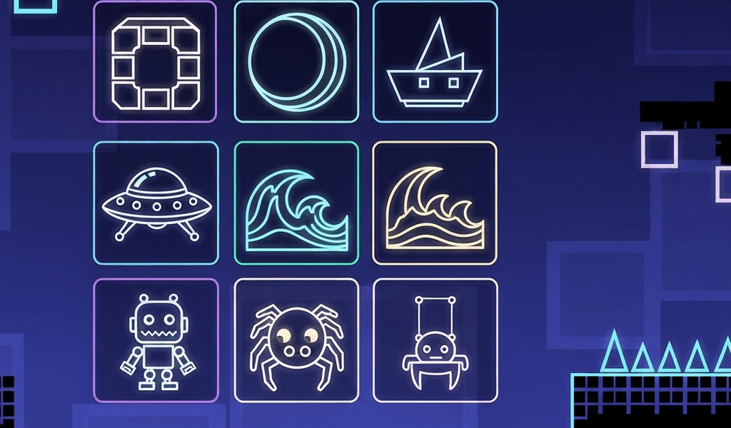 Geometry Dash all 8 game modes ranked by difficulty