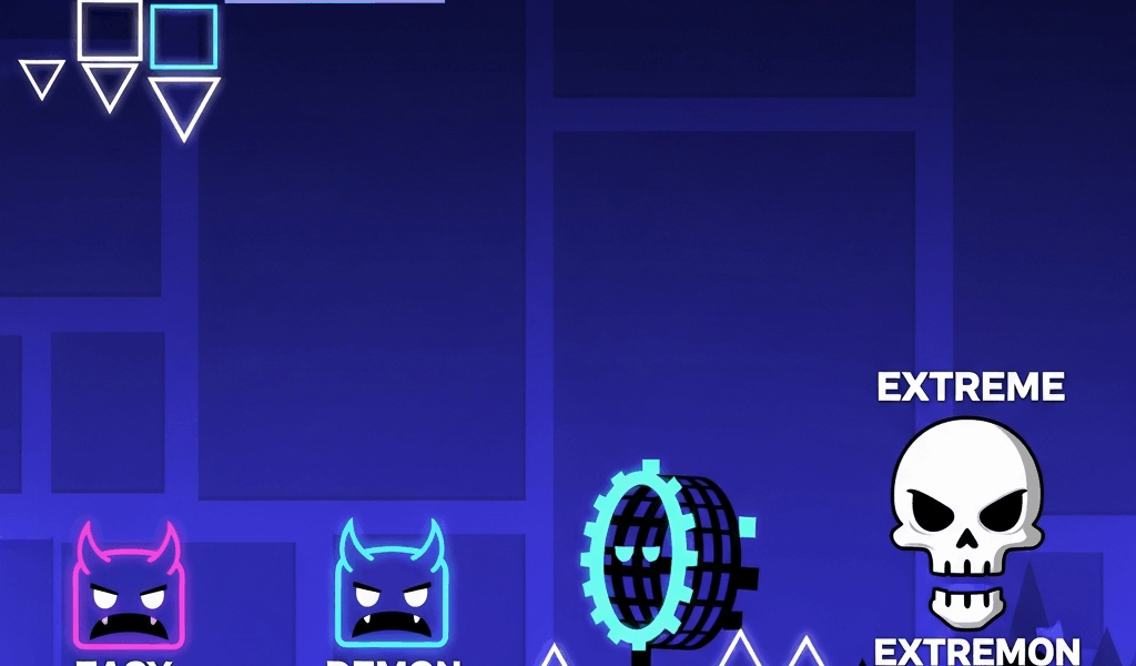 Geometry Dash how to pick your first demon