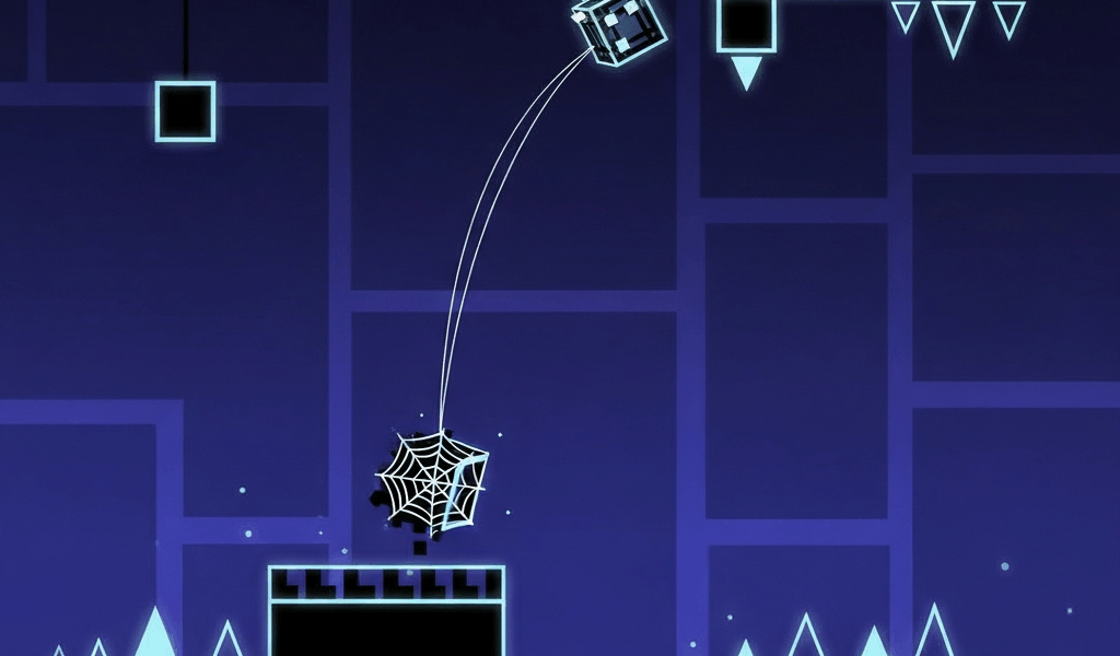 Geometry Dash spider mode teleportation explained