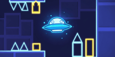 Geometry Dash UFO mode hidden rhythm