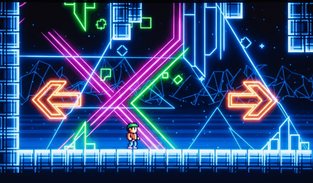 side scrolling platformer game level with a character standi 20260331 133103