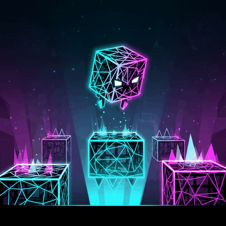 geometry dash 2 3 release teaser scene with futuristic neon 20260508 061925