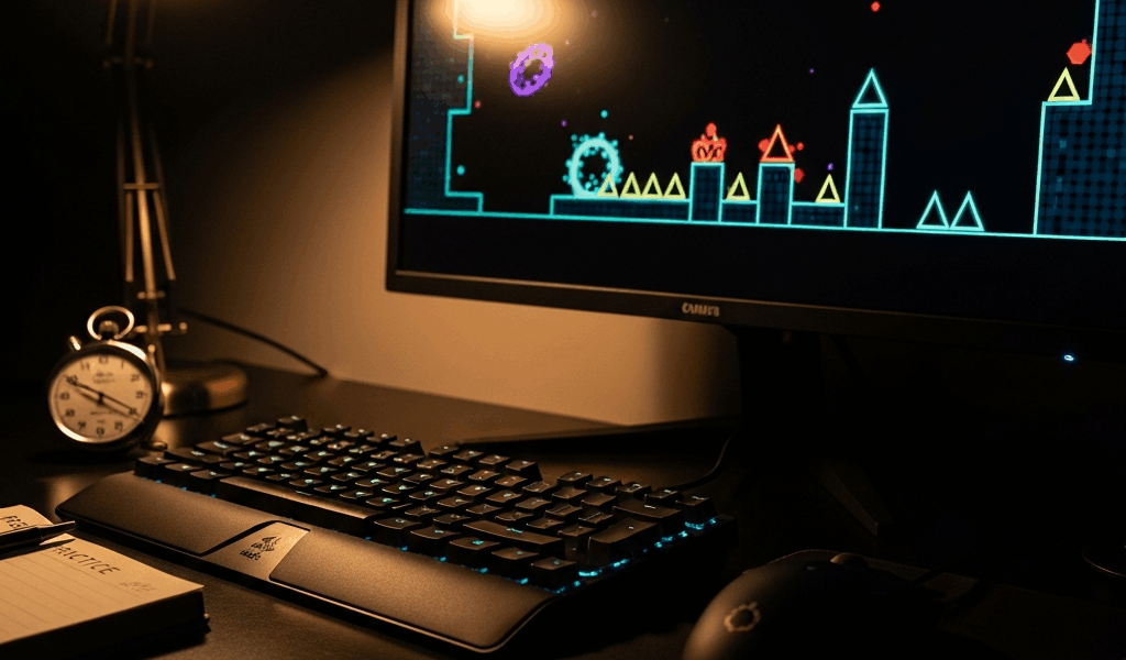 How to improve Geometry Dash reaction time and consistency